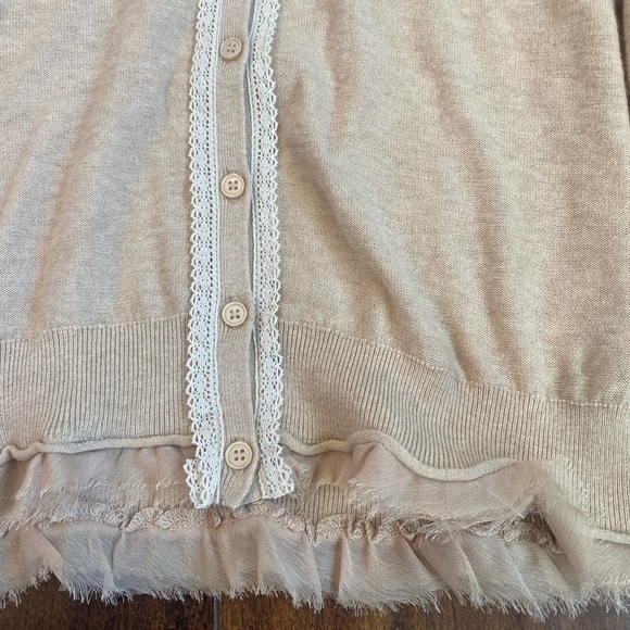 Anthropologie Lace Cardigan Sweater - Picture 2 of 11